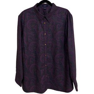 Chaps Women's Dress Blouse - Size 3X